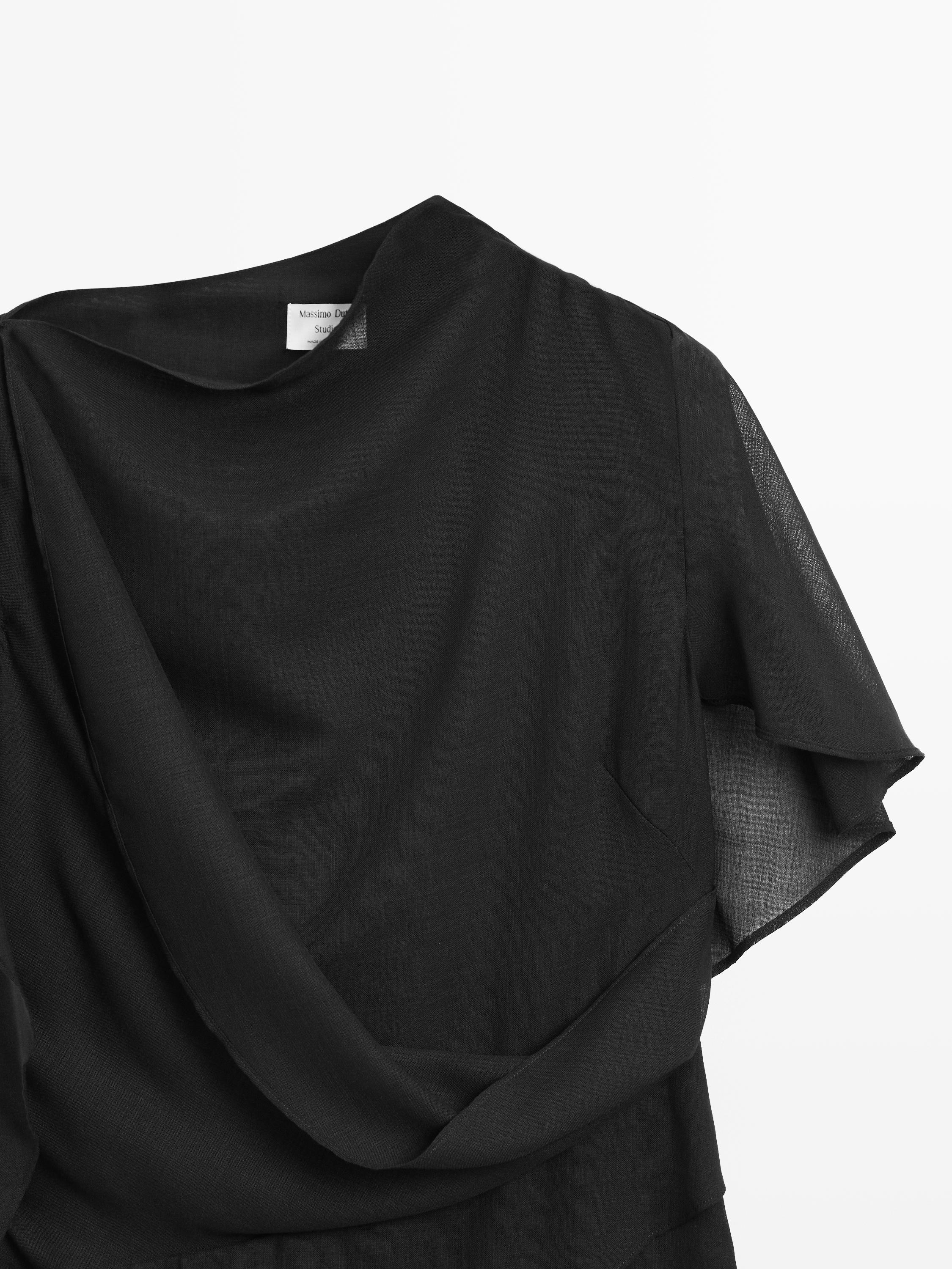 Midi dress with hood detail - STUDIO